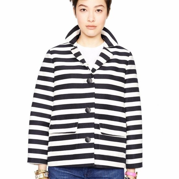 KATE SPADE New York LANDON Striped JACKET Fancy - Picture 3 of 5
